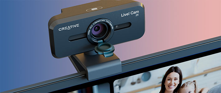 Creative släpper mångsidig webbkamera med 2k-upplösning